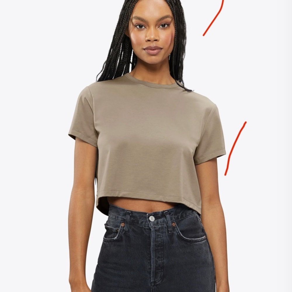 Cut Almost Friday Cropped Tee